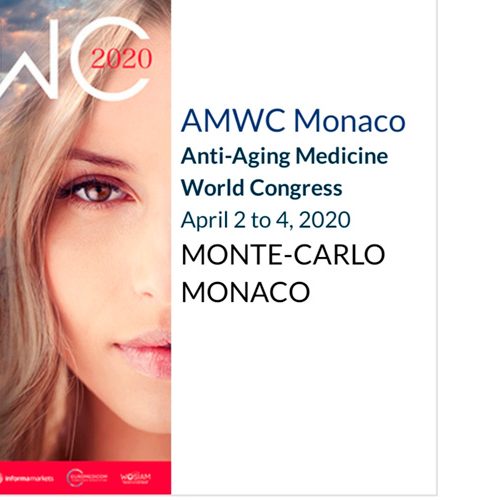 AMWC 2020 Monaco. Всемирный конгресс по антивозрастной медицине